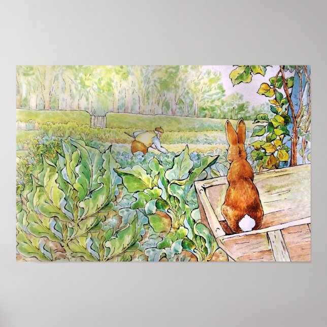 Peter the Rabbit in Mr. Mc Gregor's Vegie Garden   Poster (Front)