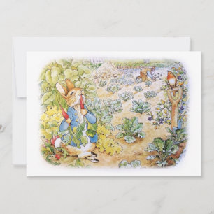 Peter the Rabbit Invitation