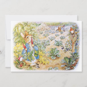 Peter the Rabbit  Invitation