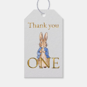 Peter the rabbit ONE Thank You Gift Tags