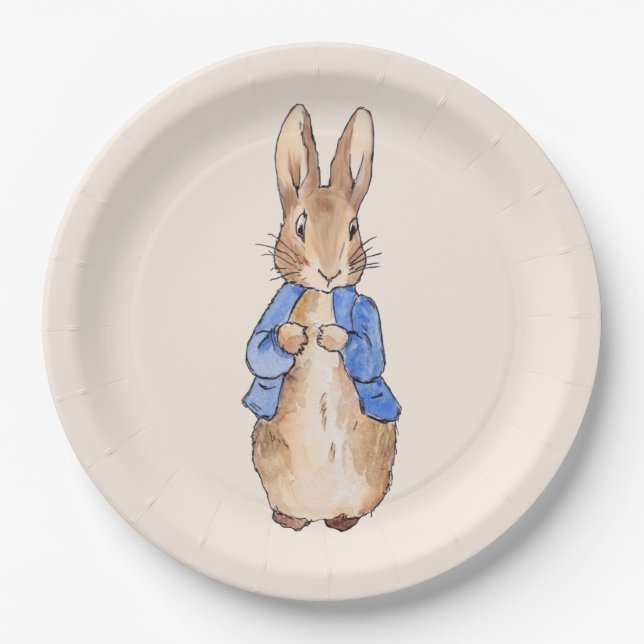 Peter the Rabbit Paper Plate (Front)