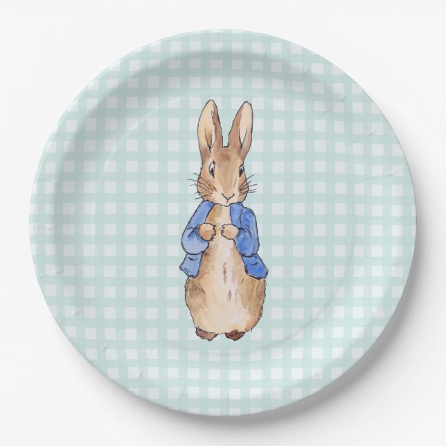 Peter the Rabbit Paper Plate (Front)