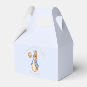 Peter the Rabbit pastel blue background  Favour Box