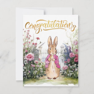 Peter the Rabbit Pink Jacket Garden