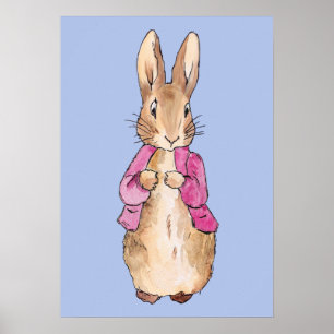 Peter the Rabbit Pink jacket Poster