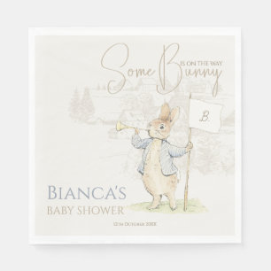 Peter the Rabbit Some Bunny Baby Shower Napkin
