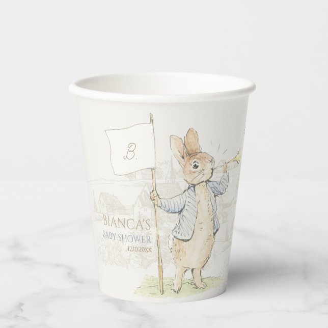 Peter the Rabbit Some Bunny Baby Shower  Paper Cups (Front)