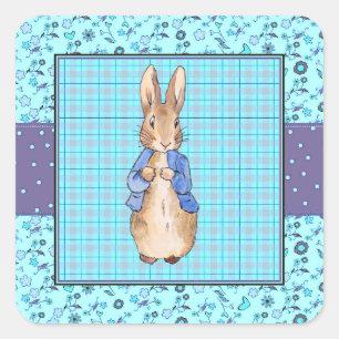 Peter the Rabbit Square Sticker