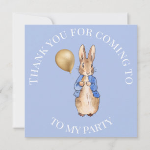 Peter the rabbit Thank you Card