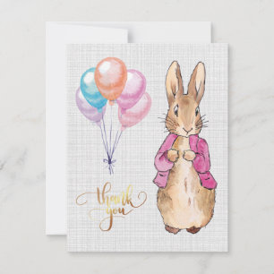 Peter the rabbit Thank you Card