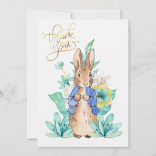 Peter the rabbit Thank you Card