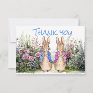 Peter the rabbit Thank you Card