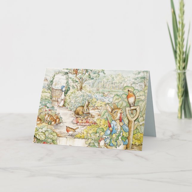 Peter the Rabbit  Thank You Card (Front)