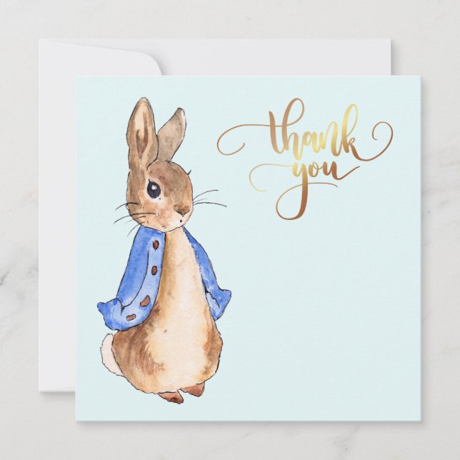 Peter the Rabbit      Thank You Card (Front)
