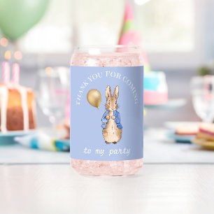 Peter the rabbit Thank you for coming to my party Can Glass