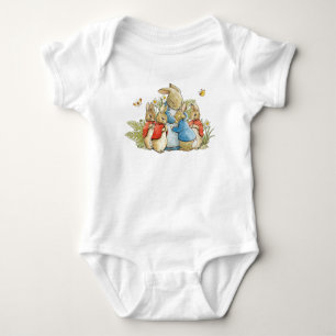 Peter the Rabbit with Josephine Bunny Baby Bodysuit