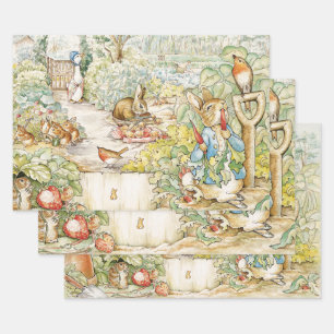 Peter the Rabbit   Wrapping Paper Sheet