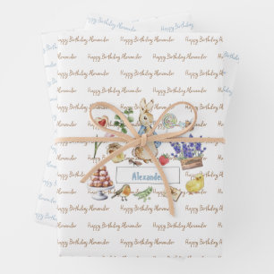 Peter the Rabbit Wrapping Paper Sheet