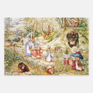 Peter the Rabbit  Wrapping Paper Sheet