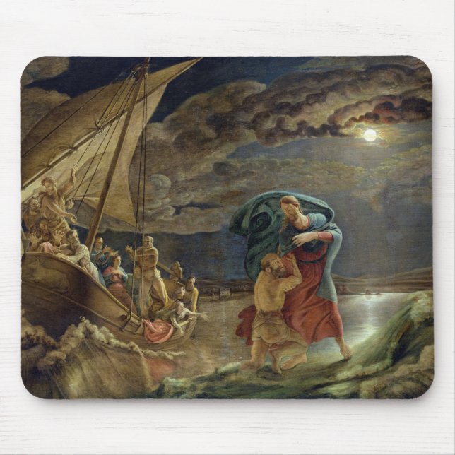Peter Walks on Water, 1806 Mouse Pad (Front)