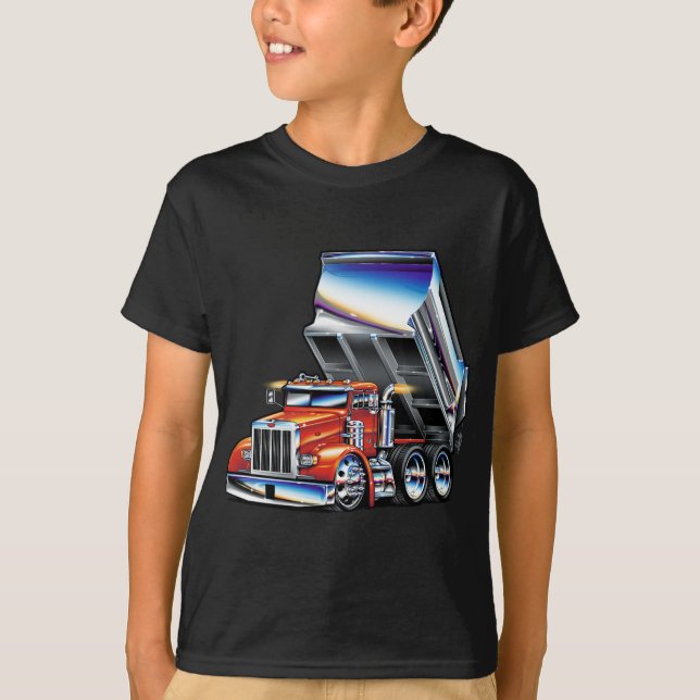 Peterbilt 357 Dump Truck T-Shirt (Front)
