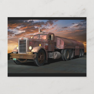 Peterbilt "Duel Truck" Postcard