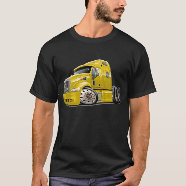 Peterbilt Yellow Truck T-Shirt (Front)