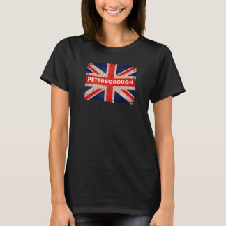 Peterborough Flag Cambridgeshire Born And Bred T-Shirt