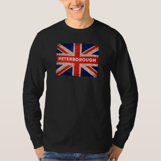 Peterborough Flag Cambridgeshire Born And Bred T-Shirt