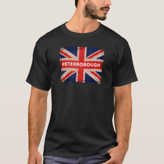 Peterborough Flag Cambridgeshire Born And Bred T-Shirt