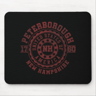 Peterborough Nh New Hampshire Vintage City Apparel Mouse Pad