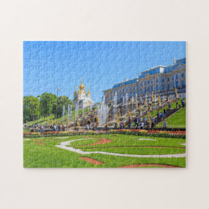 Peterhof Palace and Grand Cascade of fountains Jigsaw Puzzle