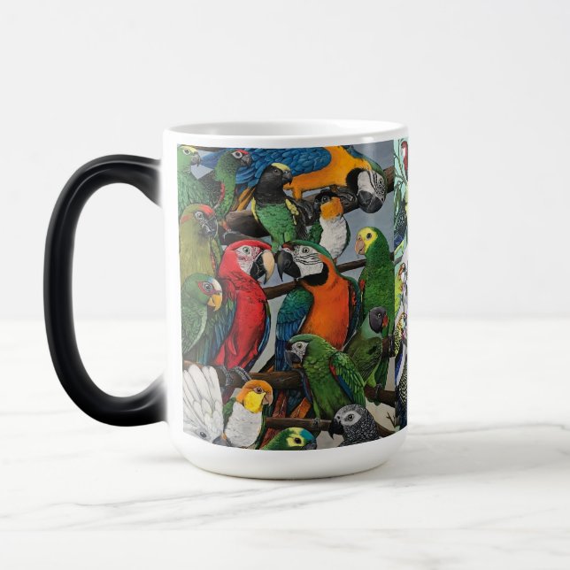"Peter's Parrots" Magic Mug (Left)