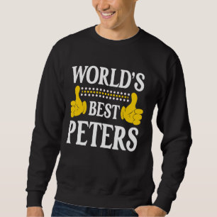 Peters Surname Team Family Last Name World's Best Sweatshirt