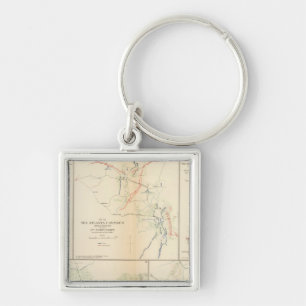 Petersburg, Va, Atlanta Campaign Key Ring