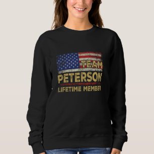 Peterson Last Name Shirt Team Peterson Lifetime Me