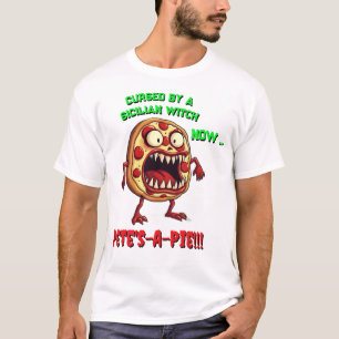 PETE'S-A-PIE Graphic Foodie Football  Fashion T-Shirt