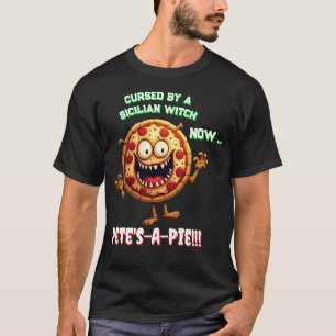 PETE'S-A-PIE Graphic Foodie Football  Fashion T-Shirt