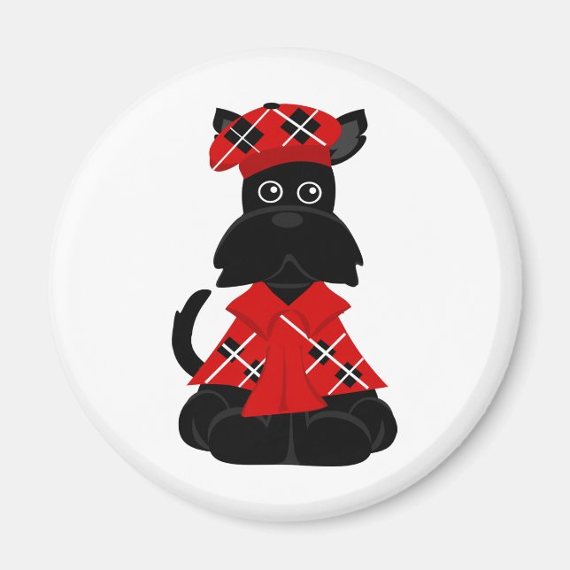 PeticularFashions.com Scottie Magnet (Front)
