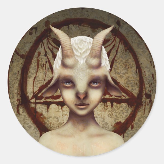 PETIT BAPHOMET Sticker (Front)