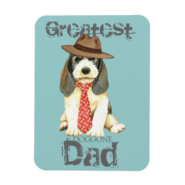 Petit Basset Griffon Vendeen Dad Magnet (Vertical)