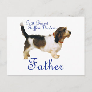Petit Basset Griffon Vendeen Father Postcard