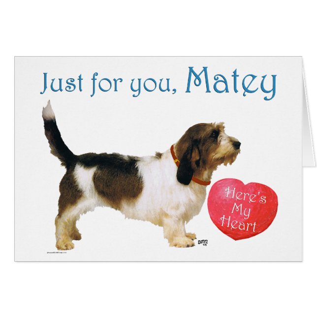Petit Basset Griffon Vendeen LOVE (Front Horizontal)