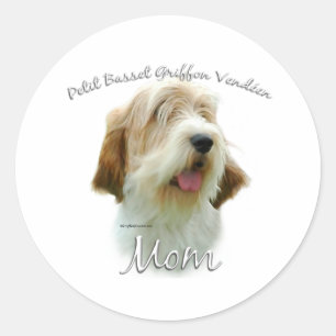 Petit Basset Griffon Vendéen Mum 2 Classic Round Sticker
