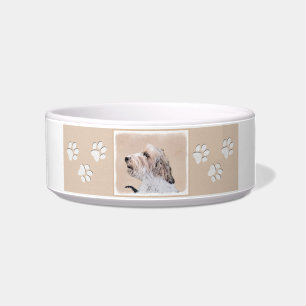 Petit Basset Griffon Vendéen Painting - Dog Art Bowl