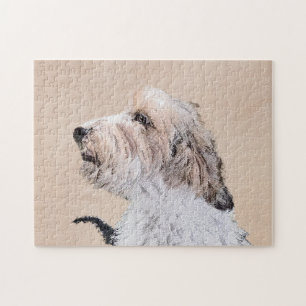 Petit Basset Griffon Vendéen Painting - Dog Art Jigsaw Puzzle