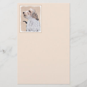 Petit Basset Griffon Vendéen Painting - Dog Art Stationery