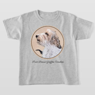 Petit Basset Griffon Vendéen Painting - Dog Art T-Shirt