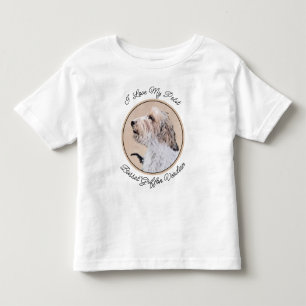 Petit Basset Griffon Vendéen Painting - Dog Art Toddler T-Shirt