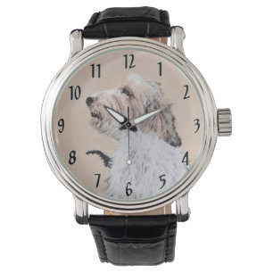 Petit Basset Griffon Vendéen Painting - Dog Art Watch